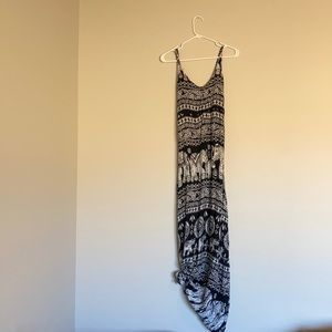 Beautiful, Hippie Elephant-print Maxi Dress